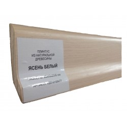 Плинтус Polarwood Плинтус Skirting 22*60/ Ash Lacquered White/Ясень Белый Лак